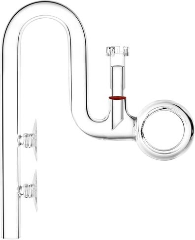 Glass Lily Pipe Spin Outflow with Surface Skimmer for Aquarium Planted Tank (17mm for 16/22mm (5/8'' i.d.) tubing) in Saudi Arabia
