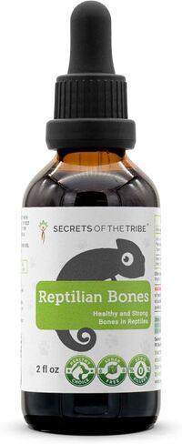 Reptilian Bones | Natural Herbal Dietary Pet Supplement for Reptiles | Support Healthy Bones | Alcohol-Free Extract, Stinging Nettle Leaf, Plantain, Dandelion Leaf, Gotu Kola, Turmeric 2 oz in Saudi Arabia