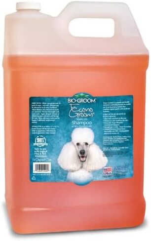 Bio-Groom Econo-Groom Tearless Dog Shampoo Concentrate – Cat & Dog Bathing Supplies, Puppy Shampoo for Gentle Skin, Cruelty-Free, Made in USA, Hypoallergenic, Tear-Free Dog Products – 1 Gallon in Saudi Arabia