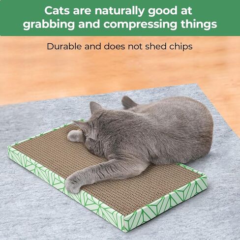 لوحة خدش للقطط مع صينية خدش للقطط من الورق المقوى خدوش للقطط الداخلية لوحة خدش للقطط خدش من الورق المقوى للقطط، وسادات خدش للقطط، وسادة خدش للقطط، لوحة خدش للقطط 2 قطعة in Kuwait