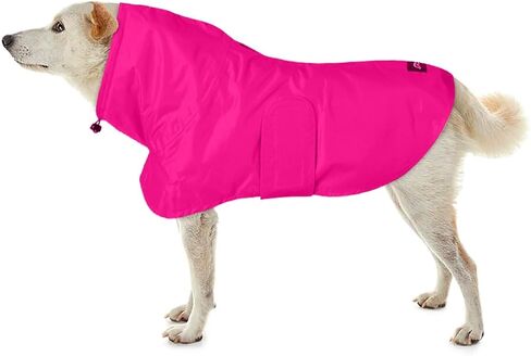 Waterproof Dog Raincoat with Belly Band, Soft Mesh Lining, Leash Hole, Adjustable Neck Elastic, Multi-Colors Rain Jacket for Large, Medium and Small Dogs, Pink- Small in Saudi Arabia