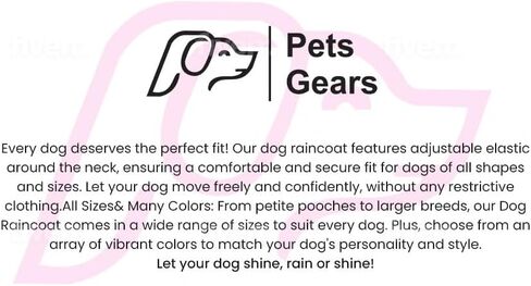 Waterproof Dog Raincoat with Belly Band, Soft Mesh Lining, Leash Hole, Adjustable Neck Elastic, Multi-Colors Rain Jacket for Large, Medium and Small Dogs, Pink- Small in Saudi Arabia