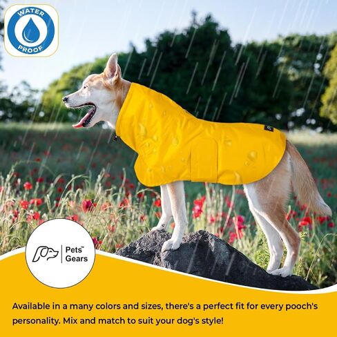 Waterproof Dog Raincoat with Belly Band, Soft Mesh Lining, Leash Hole, Adjustable Neck Elastic, Multi-Colors Rain Jacket for Large, Medium and Small Dogs, Pink- Small in Saudi Arabia