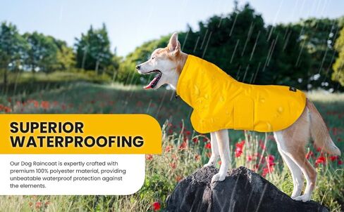 Waterproof Dog Raincoat with Belly Band, Soft Mesh Lining, Leash Hole, Adjustable Neck Elastic, Multi-Colors Rain Jacket for Large, Medium and Small Dogs, Pink- Small in Saudi Arabia