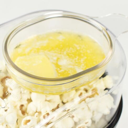 Nostalgia Popcorn Maker, 16-Cup Healthy Hot Air Popcorn Machine, Oil Free, Kernel Measuring Cup and Butter Melting Tray, Aqua in Saudi Arabia