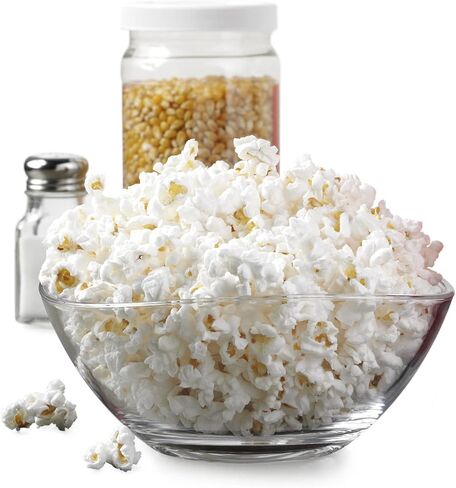 Nostalgia Popcorn Maker, 16-Cup Healthy Hot Air Popcorn Machine, Oil Free, Kernel Measuring Cup and Butter Melting Tray, Aqua in Saudi Arabia