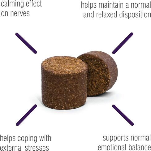 VetIQ Calming Support Supplement for Dogs, Calming Chews Help Manage Stress and Promote Relaxation, Anxiety Relief for Dogs, Made in The USA, 120 Count in Saudi Arabia