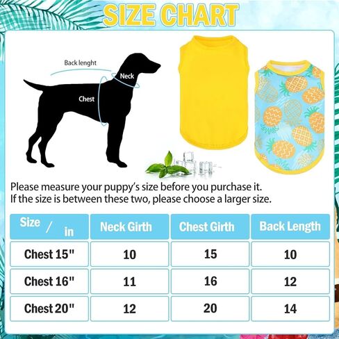 KOOLTAIL Dog Cooling Shirt-2 Pack Dog Cooling Vest Lightweight Sleeveless for Anxiety Relief Sun Protection Quick Dry Dog Summer Clothes Soft Hawaiian T Shirts Outfit for Small Medium Dogs (Pink M) in Saudi Arabia