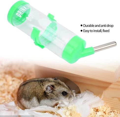 Small Animal Water Bottle, Automatic No Drip Hamster Water Dispenser for Pet Dwarf Hamster Mice Gerbil Rat Chinchillas Guinea Pig Rabbit in Saudi Arabia