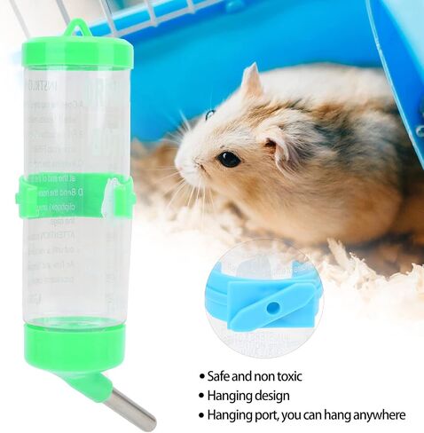 Small Animal Water Bottle, Automatic No Drip Hamster Water Dispenser for Pet Dwarf Hamster Mice Gerbil Rat Chinchillas Guinea Pig Rabbit in Saudi Arabia