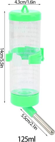 Small Animal Water Bottle, Automatic No Drip Hamster Water Dispenser for Pet Dwarf Hamster Mice Gerbil Rat Chinchillas Guinea Pig Rabbit in Saudi Arabia