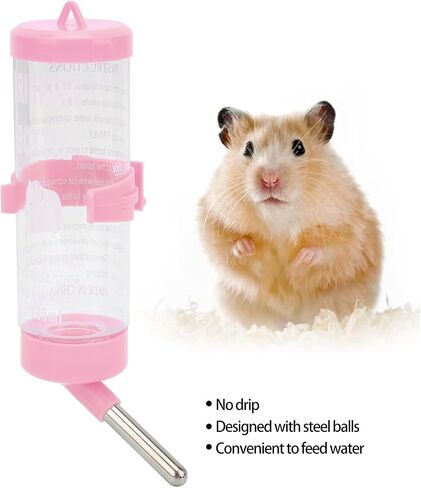 Small Animal Water Bottle, Automatic No Drip Hamster Water Dispenser for Pet Dwarf Hamster Mice Gerbil Rat Chinchillas Guinea Pig Rabbit in Saudi Arabia