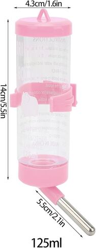 Small Animal Water Bottle, Automatic No Drip Hamster Water Dispenser for Pet Dwarf Hamster Mice Gerbil Rat Chinchillas Guinea Pig Rabbit in Saudi Arabia
