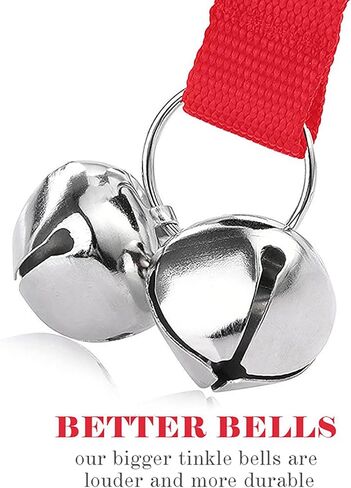 Adjustable Dog Housetraining Door Bells Doorbell for Potty Training, Tinkle Bells Set for House Training in Saudi Arabia