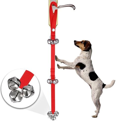 Adjustable Dog Housetraining Door Bells Doorbell for Potty Training, Tinkle Bells Set for House Training in Saudi Arabia