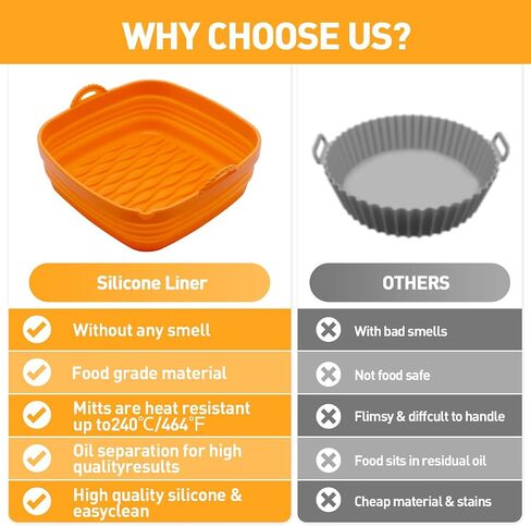 11pcs Air Fryer Accessories for Ninja Air Fryer Pro XL 6-in-1 6.5 QT AF181 and 6-8 QT Air Fryer, with Air Fryer Liners Disposable 100pcs and Silicone Aiy Fryer Liners Reusable, Cheat Sheet in Saudi Arabia
