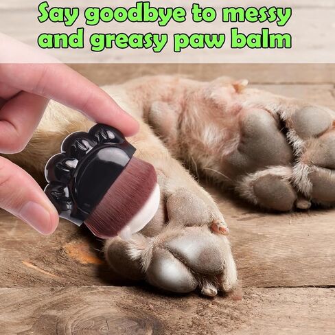 Palksky Dog Paw Pad Balm Brush، قطعتان من أداة تطبيق Paw Balm للكلب، فرشاة مهدئة لمخالب الجرو، فرشاة للعناية بالبشرة بالكلاب، فرشاة زبدة المخالب للكلاب، فرشاة كريم زبدة الأنف للكلاب والقطط in Kuwait