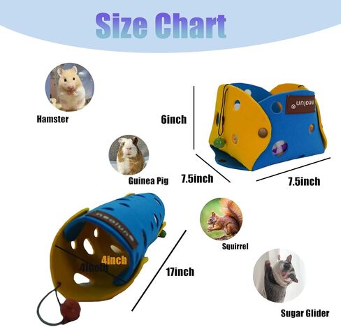 Guinea Pig Tunnels & Tubes Dual-Use Design The Perfect Fusion of Small Animal Tubes and Nests Small Animal Hideout Hideaway for Guinea Pig Chinchilla Ferret Hamster Rat in Saudi Arabia