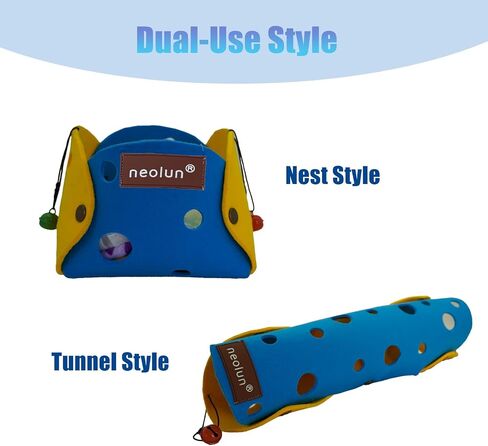 Guinea Pig Tunnels & Tubes Dual-Use Design The Perfect Fusion of Small Animal Tubes and Nests Small Animal Hideout Hideaway for Guinea Pig Chinchilla Ferret Hamster Rat in Saudi Arabia
