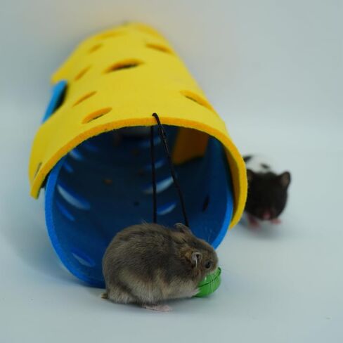 Guinea Pig Tunnels & Tubes Dual-Use Design The Perfect Fusion of Small Animal Tubes and Nests Small Animal Hideout Hideaway for Guinea Pig Chinchilla Ferret Hamster Rat in Saudi Arabia