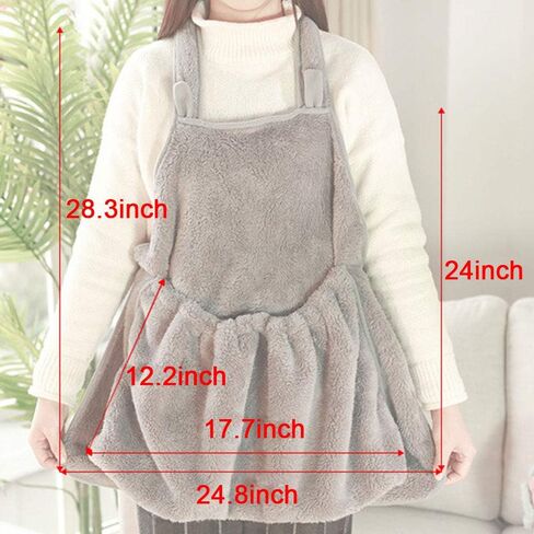 حقيبة نوم للقطط تحمل مريلة لحمل الحيوانات الأليفة وحقيبة الكنغر للقطط الصغيرة والجراء المصنوعة من الصوف وحقيبة لحمل الحيوانات الأليفة الصغيرة (مقاس واحد، رمادي) in Kuwait