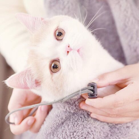 حقيبة نوم للقطط تحمل مريلة لحمل الحيوانات الأليفة وحقيبة الكنغر للقطط الصغيرة والجراء المصنوعة من الصوف وحقيبة لحمل الحيوانات الأليفة الصغيرة (مقاس واحد، رمادي) in Kuwait