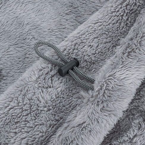 حقيبة نوم للقطط تحمل مريلة لحمل الحيوانات الأليفة وحقيبة الكنغر للقطط الصغيرة والجراء المصنوعة من الصوف وحقيبة لحمل الحيوانات الأليفة الصغيرة (مقاس واحد، رمادي) in Kuwait