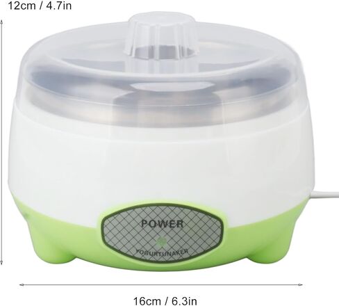 DIY Yogurt Maker Machine, Energy Saving Stainless Steel Container 15W Yogurt Maker Machine for Kitchen (US Plug 110V 1700W) in Saudi Arabia