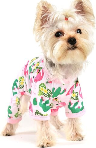 Dog Pajamas for Small Dogs, Soft Thin Pjs Jammies Cat Doggie, Summer Pet Cute Puppy Clothes Outfits Dogs Boy Girl in Saudi Arabia