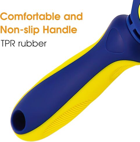 Double Sided Shedding Pet Grooming Brush, UDERUI Dematting Undercoat Rake Comb for Dogs and Cats in Kuwait