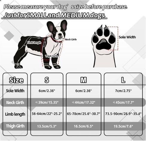Waterproof Dog Boots with Suspenders, Dog Paw Protectors Shoes Leggings, Anti-Slip Boots for Small Medium Dog, Adjustable Pooch Tall Dog Suspender Rain Booties for Outdoor Hiking Hunting, M in Saudi Arabia