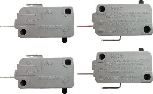 KW3A Microwave Oven Door Switch 16A 2 Normally Open and 1 Normally Close | Current:16A Voltage:125 / 250AVC Working temperature:-40°~105° in Kuwait