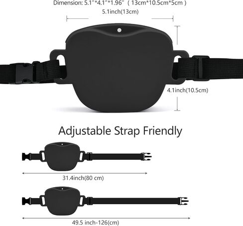 AUDWUD Upgraded Version of Silicone Treat Bag,Tighter Sealing to Prevent Food from Falling out While Walking;Comes with a Belt for Convenient Wearing;also Includes a Training Clicker in Saudi Arabia