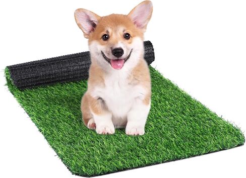 TURSTIN Dog Grass Pee Pads 16 x 30 Inches Artificial Grass Pad for Dogs Fake Grass for Dogs Potty Training Indoor Outdoor Fake Turf Rugs for Puppy Housebreaking Supplies in Saudi Arabia