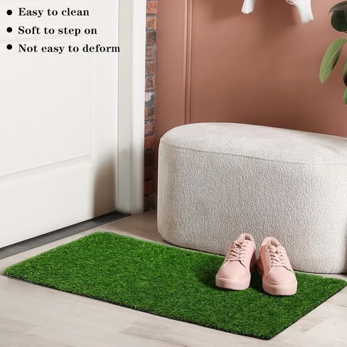 TURSTIN Dog Grass Pee Pads 16 x 30 Inches Artificial Grass Pad for Dogs Fake Grass for Dogs Potty Training Indoor Outdoor Fake Turf Rugs for Puppy Housebreaking Supplies in Saudi Arabia