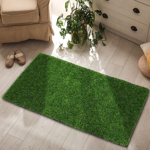 TURSTIN Dog Grass Pee Pads 16 x 30 Inches Artificial Grass Pad for Dogs Fake Grass for Dogs Potty Training Indoor Outdoor Fake Turf Rugs for Puppy Housebreaking Supplies in Saudi Arabia
