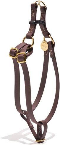 Found My Animal - Water Resistant Dog Harness (Red, Medium) - Heavy Duty Dog Walking Harness - Rubber Coated Webbing & Top Stitched - Easy Control for All Sized Dogs - Made in The USA in Saudi Arabia
