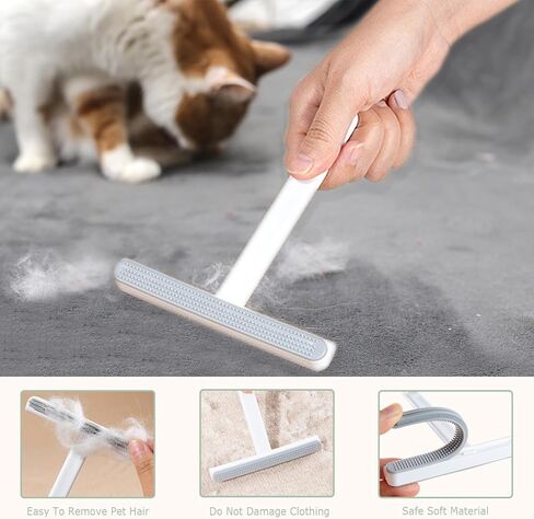عبوتان من مزيل شعر الحيوانات الأليفة - أداة احترافية لتنظيف الوبر والفراء للتنظيف العميق لشعر الكلاب والقطط على السجاد وسجادات السيارة والأرائك وأسرّة الحيوانات الأليفة والسجاد in Kuwait