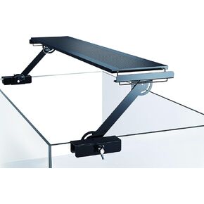Aquarium Light Riser 0-6.5 Inch High Adjustment Fish Tank LED Aquarium Light Stand Support Width <=4.9 Inches Rust -Proof Metal Material, 12 Kg of Carrying Capacity