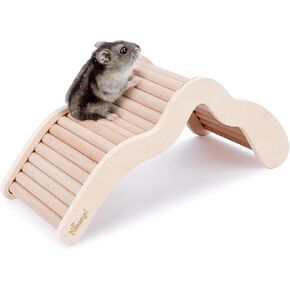 Niteangel Hamster Climbing Bridge Ladder for Hamster Aryclic SandBath Box or Other Small-Sized Pets