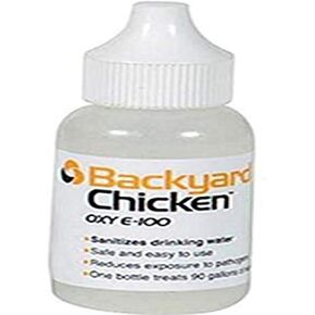Backyard Chicken OXY E100, 30 Milliliters, Treats 90 Gallons of Water