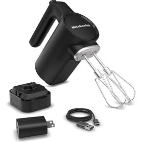 KitchenAid Go™ Cordless Bundle with Hand Mixer, Food Chopper and Kitchen Vacuum - battery included, KBUR131BM