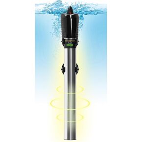 سخان حوض السمك TARARIUM لخزان الأسماك سعة 25-75 جالون من الفولاذ المقاوم للصدأ، ملحقات لوازم حوض السمك للاستخدام في المياه العذبة فقط in Kuwait