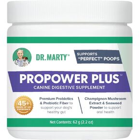 Dr. Marty ProPower Plus Gut Health Supplement Powdered Formula 2.2 Oz Jar