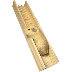 Guinea Pig Bridge, Small Animal Wooden Ladder Ramp, Guinea Pig Cage Ramp Bridge, Guinea Pig Cage Accessories for Guinea Pigs, Ferrets, Chinchillas (Large) in Kuwait