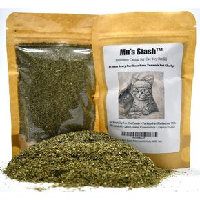 Mu's Stash Premium Catnip for Cat Toy Refill 1 oz