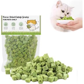 60g/4.12oz Cat Grass Teething Toy Hairballs,Chew Treats for Cats,Edible Cat Chew Toys,Natural for Cats,Teeth Cleaning and Hairball Removal