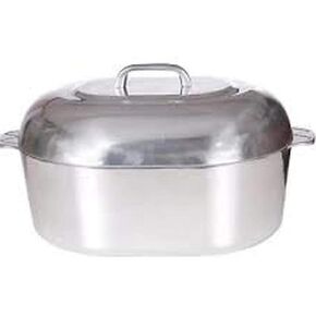 Cajun Classic 13-Inch Oval Aluminum Roaster - GL10048