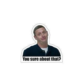 You Sure About That? Funny Meme Tim Robinson ITYSL Fans Magnet Gift for Refrigerators and Cars