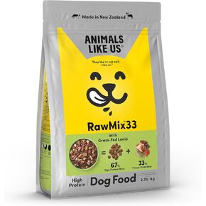 RawMix33 Freeze-Dried Raw Cage-Free Chicken Recipe Dog Food, Protein Rich, Includes Kibble, Non-GMO, No Wheat or Corn, 2.2 lbs